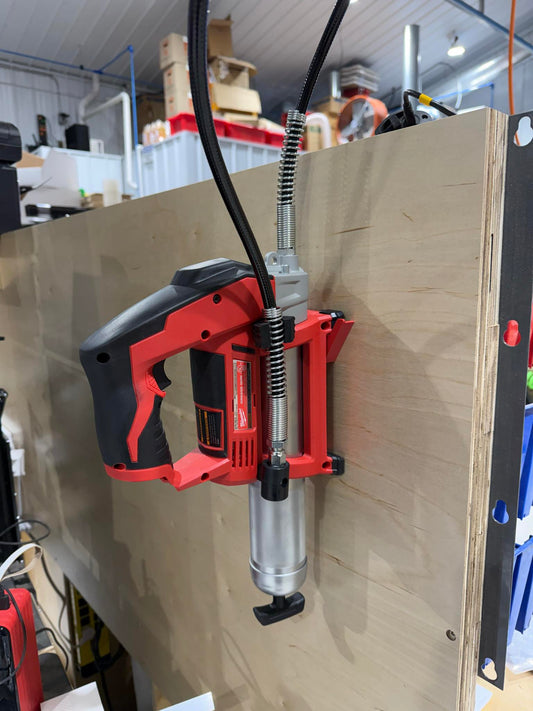 Milwaukee Grease Gun Mount -3D Printed