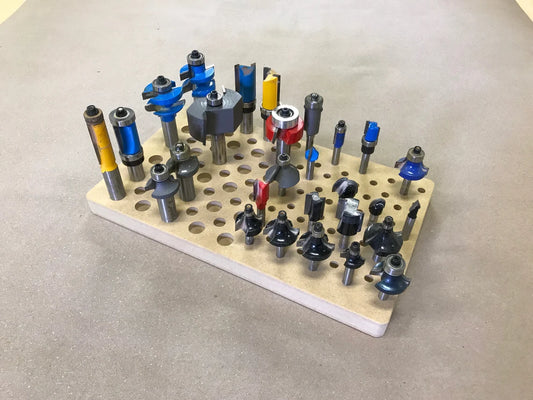 Router/CNC Bit Storage Tray