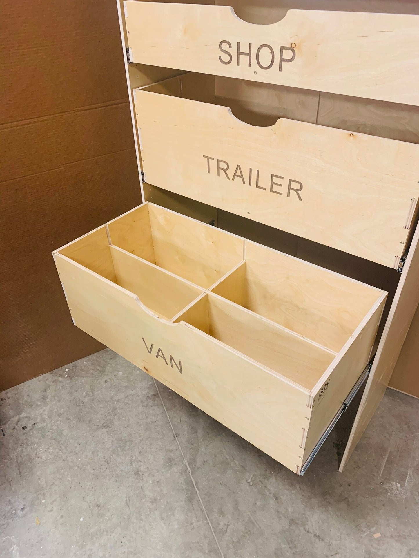 Wheel Arch Drawer Unit