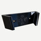 Black M18 Blower Mount with recessed STV lettering and dovetail retaining lips, isolated on a clean background.