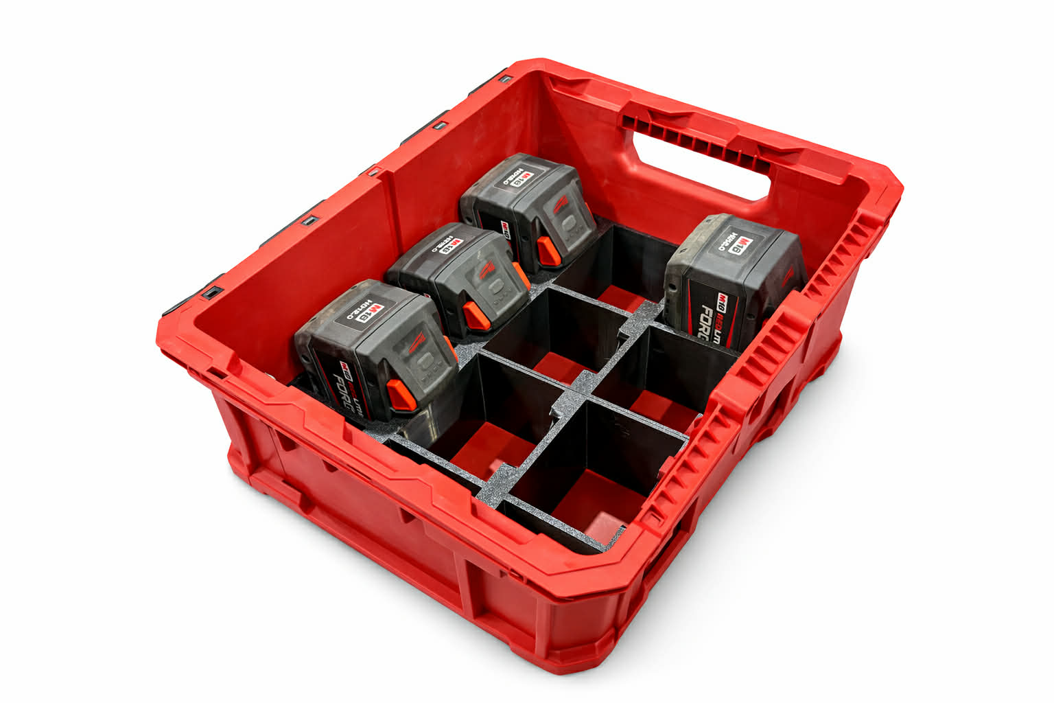 M18 Forge Battery Crate Organizer – S.T.V. Racking