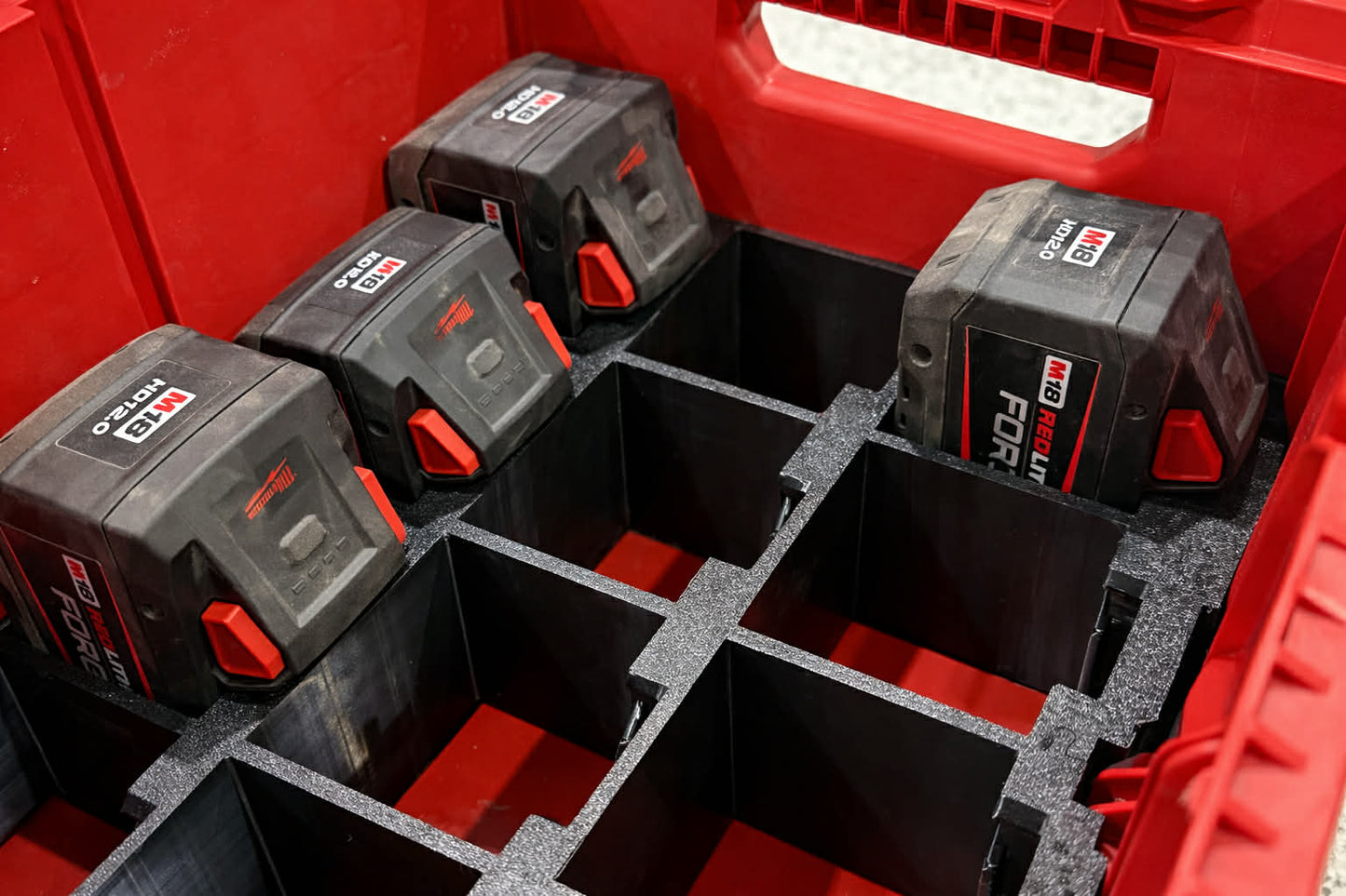 M18 Forge Battery Crate Organizer